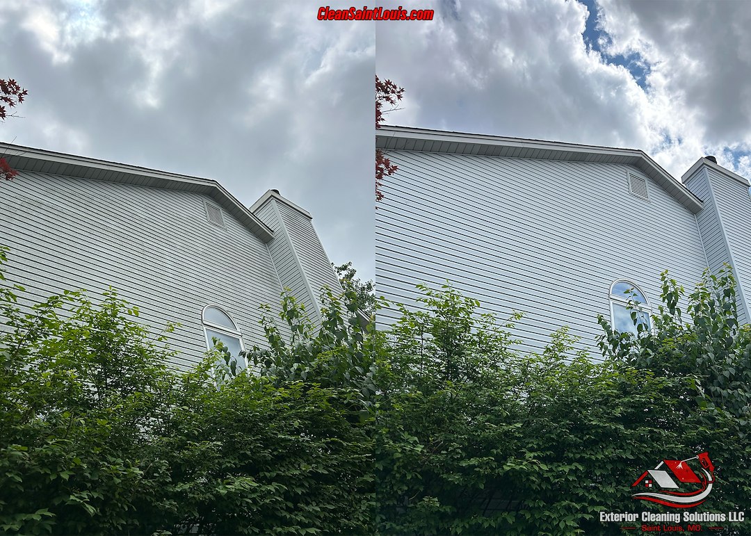 Gentle Power Washing Performed in Fenton, MO.